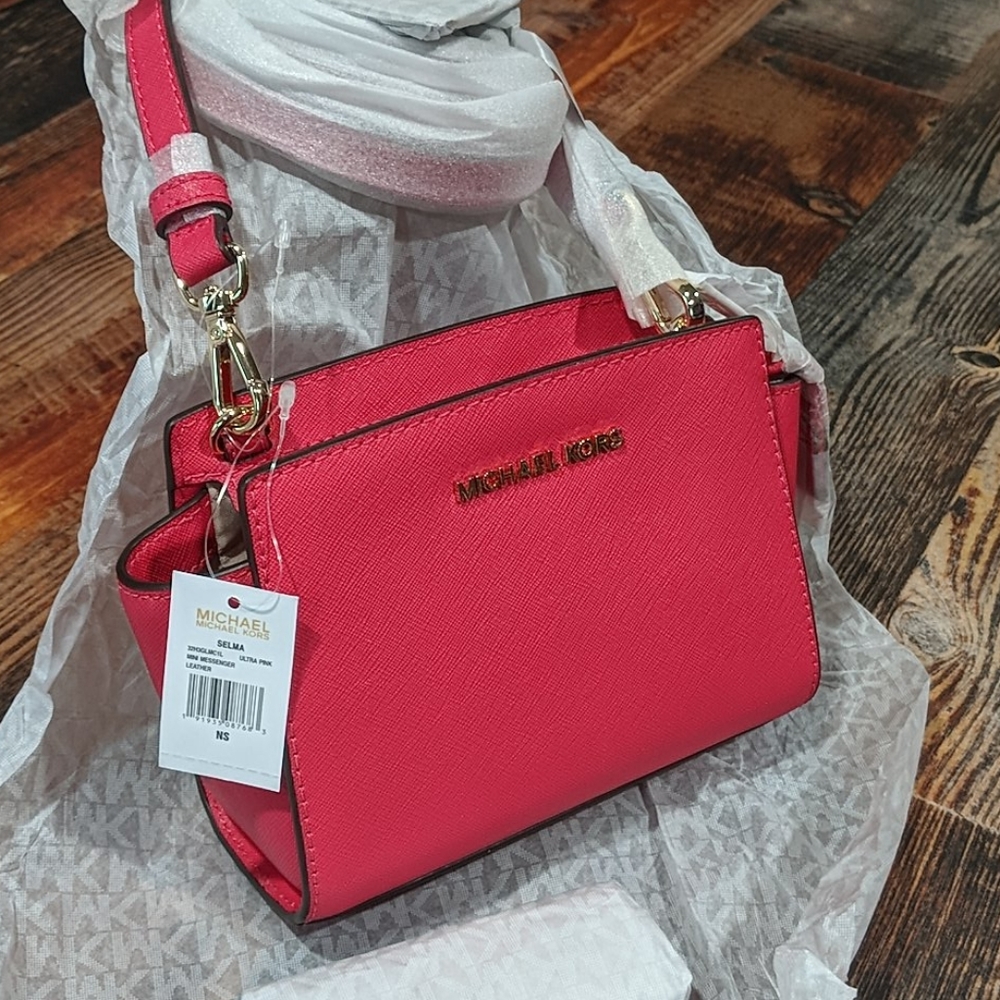 2HP🎉🆕 Michael Kors Selma Mini Saffiano Crossbody - Picture 8 of 10